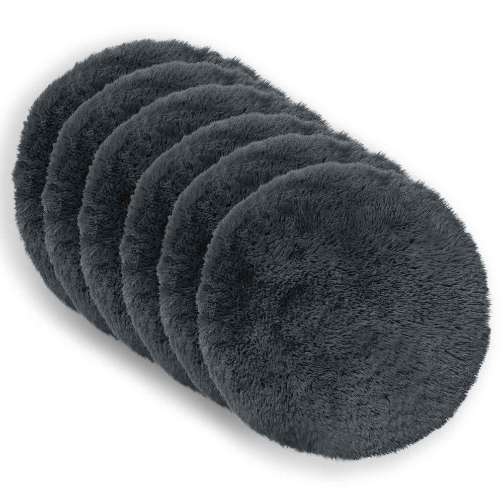 vidaXL Kudde med kudde HEERLEN 2 st Antracit PV Fleece