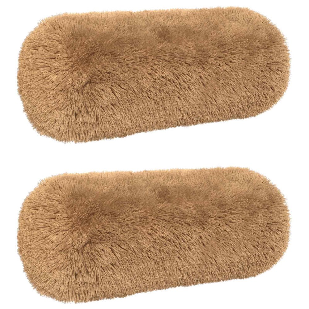 vidaXL Kudde med kudde HEERLEN 2 st Taupe PV Fleece