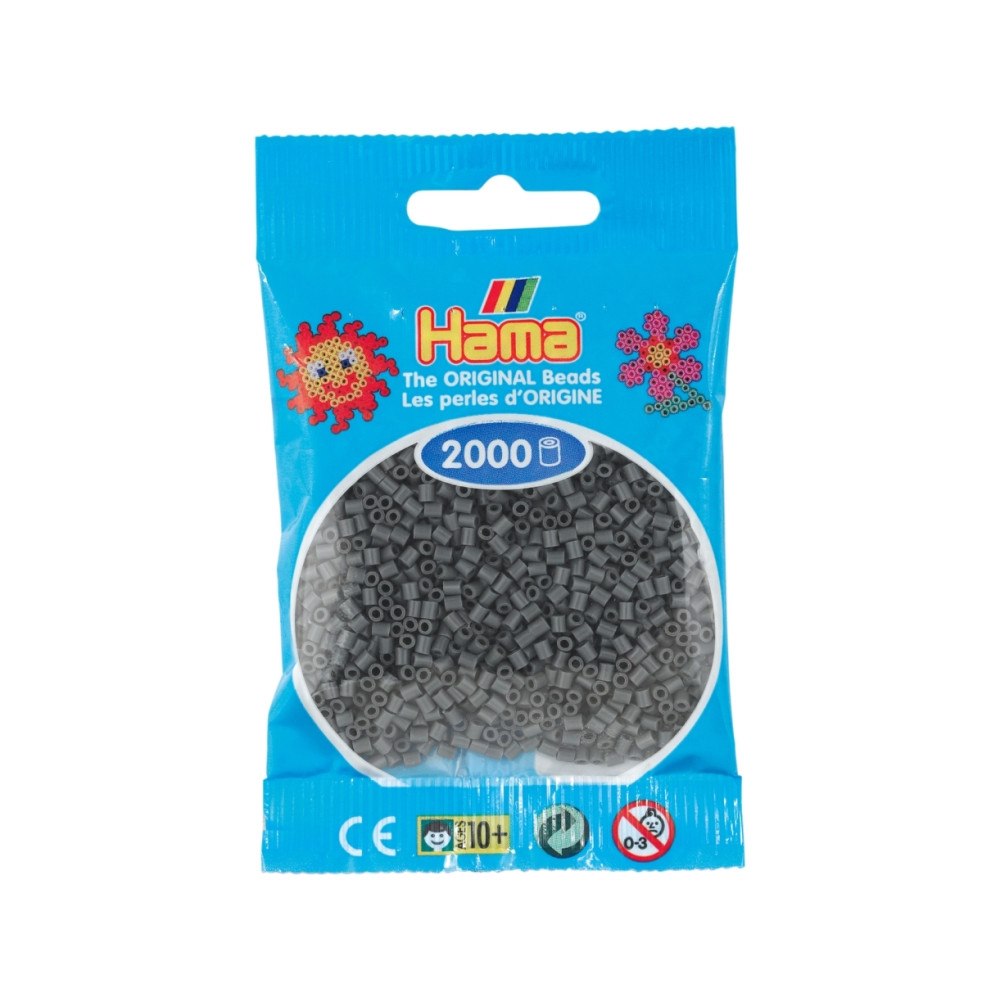 HAMA beads Hama Beads 501-71, Pysselset för barn, 10 År, PVC, Grå, 2000...