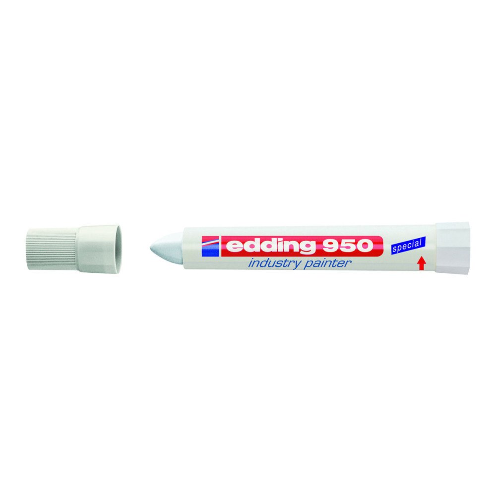 edding edding 950 industry - solid märkpenna - vit