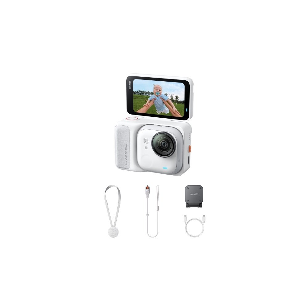 Insta360 Insta360 GO Ultra Standard White, 4K Ultra HD, 240 fps, Wi-F...
