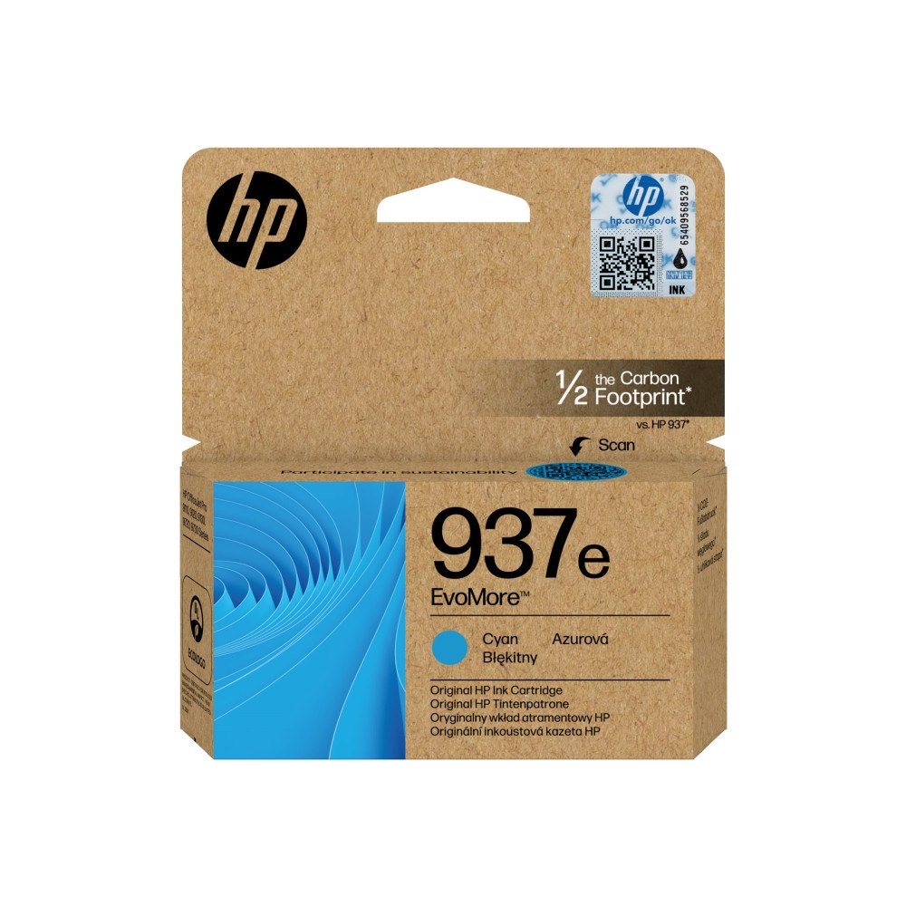 HP HP 937e EvoMore - cyan - original - bläckpatron
