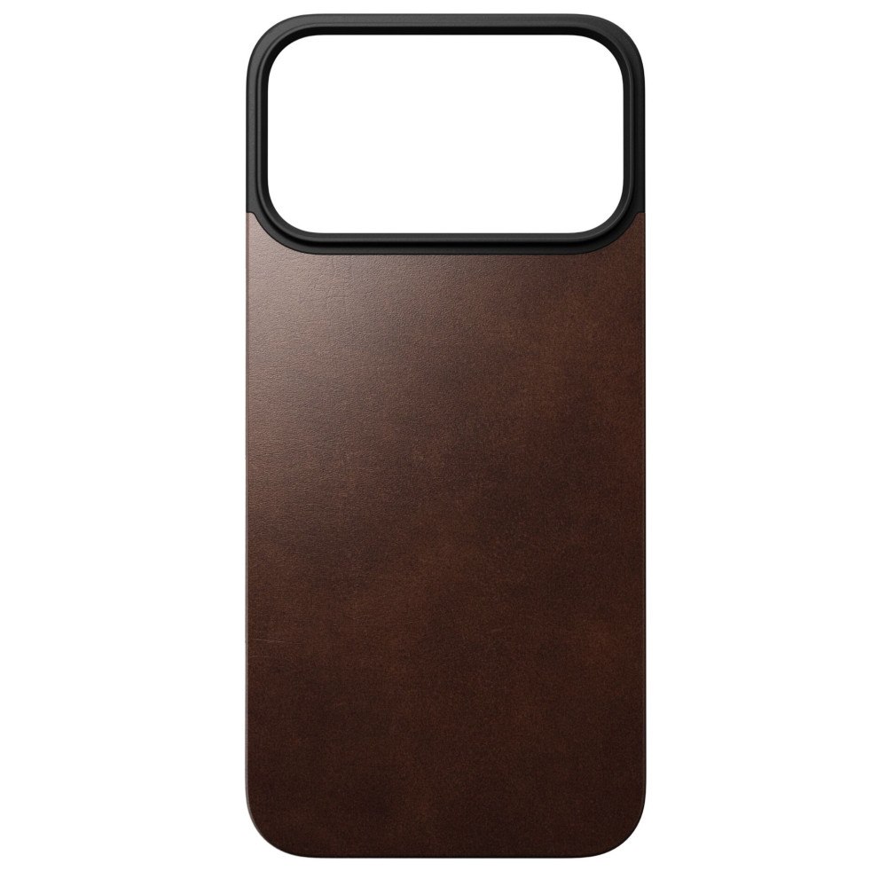 Nomad Nomad Magn. Leather Back MagSafe iPhone 17 Pro Max Rustic Br...