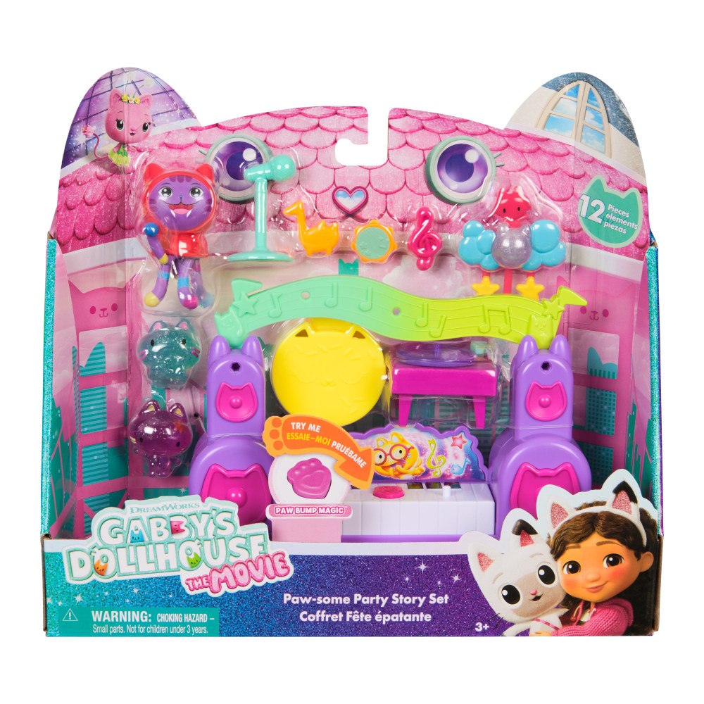 Gabby's Dollhouse Gabbys Film Pawsome Party Room-set
