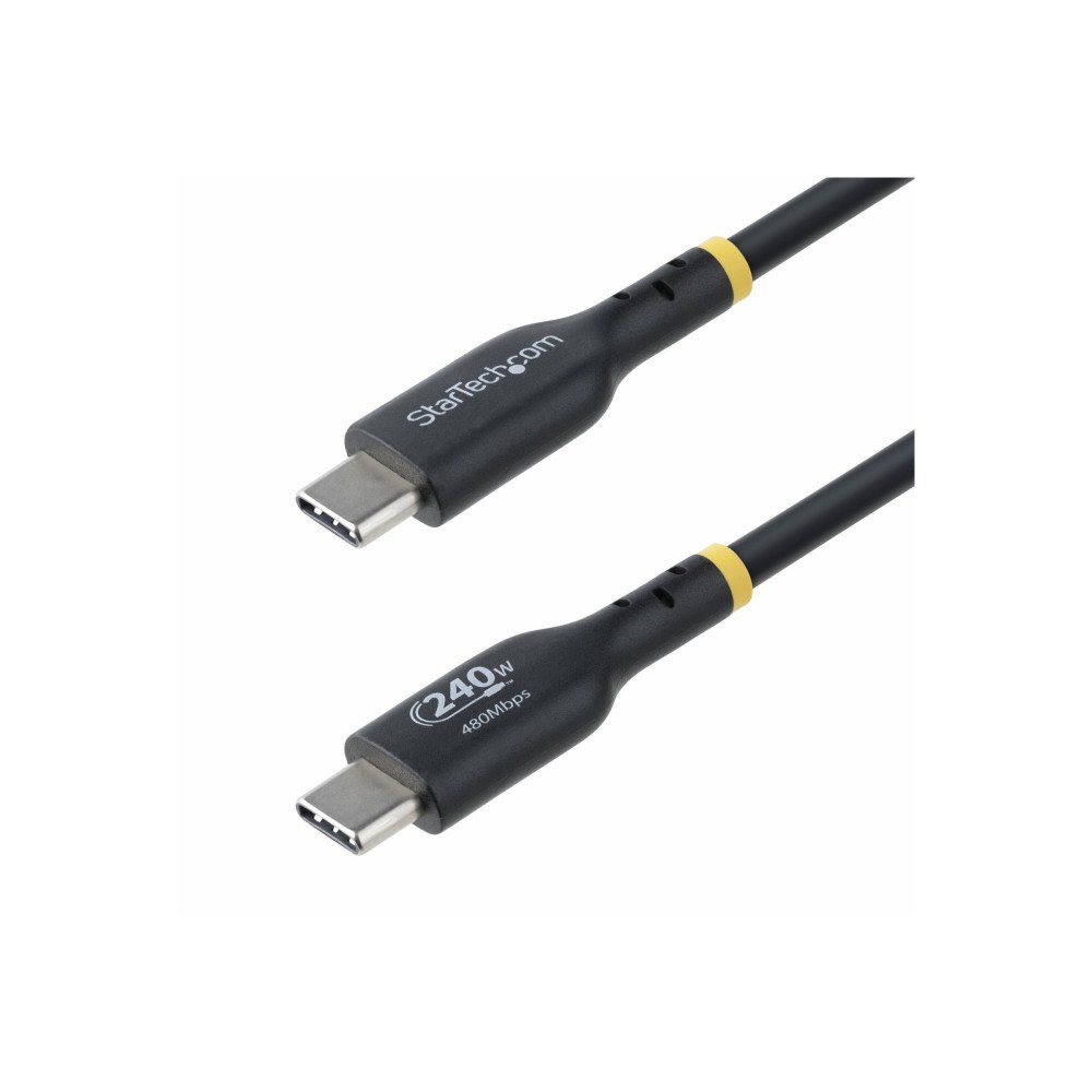 StarTech.com StarTech 4m USB C Charging Cable, USB-IF Certified USB-C Cable, 240W - USB typ C-kabel - USB-C till USB-C - 4 m
