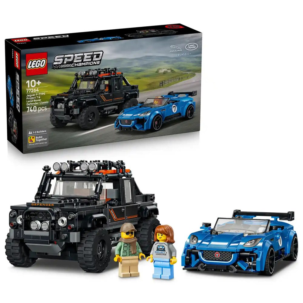 LEGO® LEGO® Speed Champions 77264 Jaguar Project 7 a Land Rover Defender