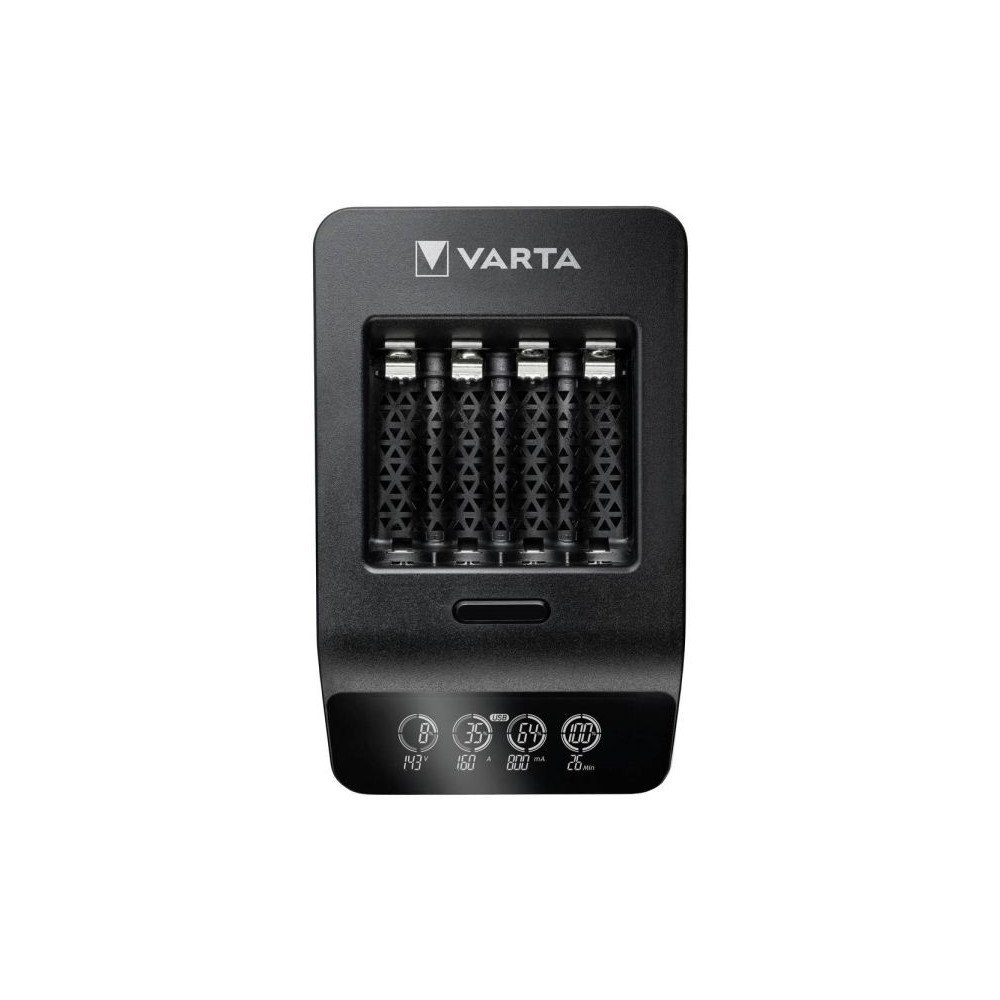 Varta Varta LCD SMART CHARGER+ batteriladdare - 4 x AA-typ - NiMH - USB