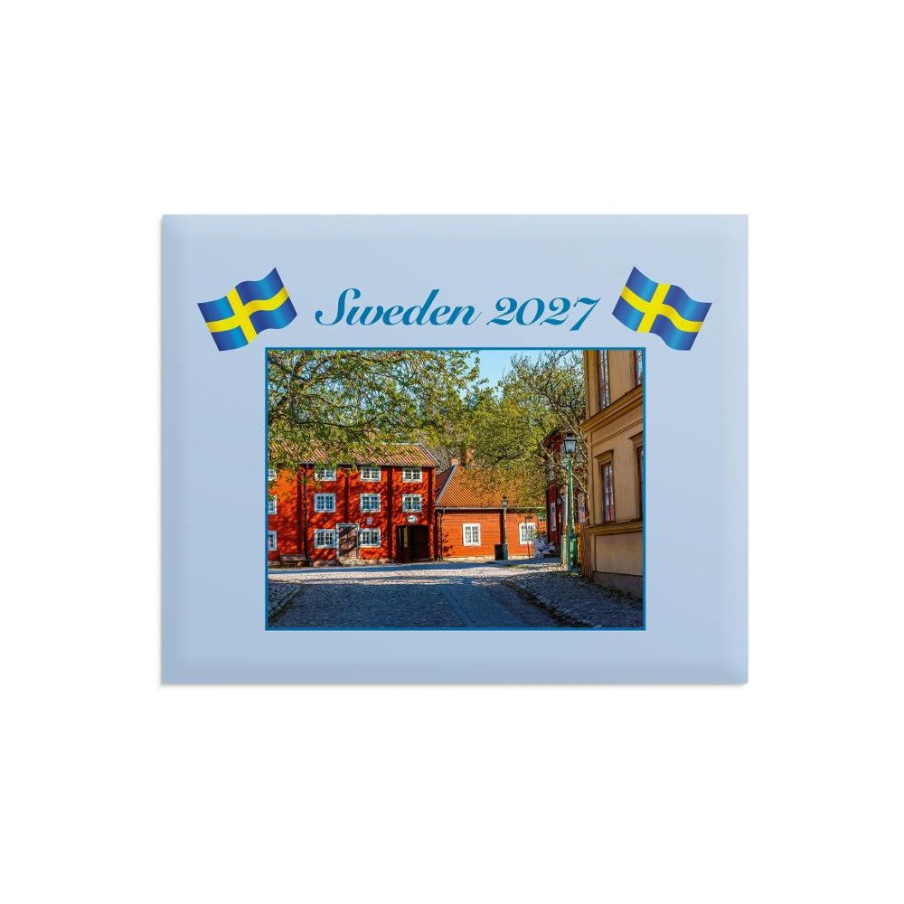 Burde Väggkalender Sweden 2027 med kuvert