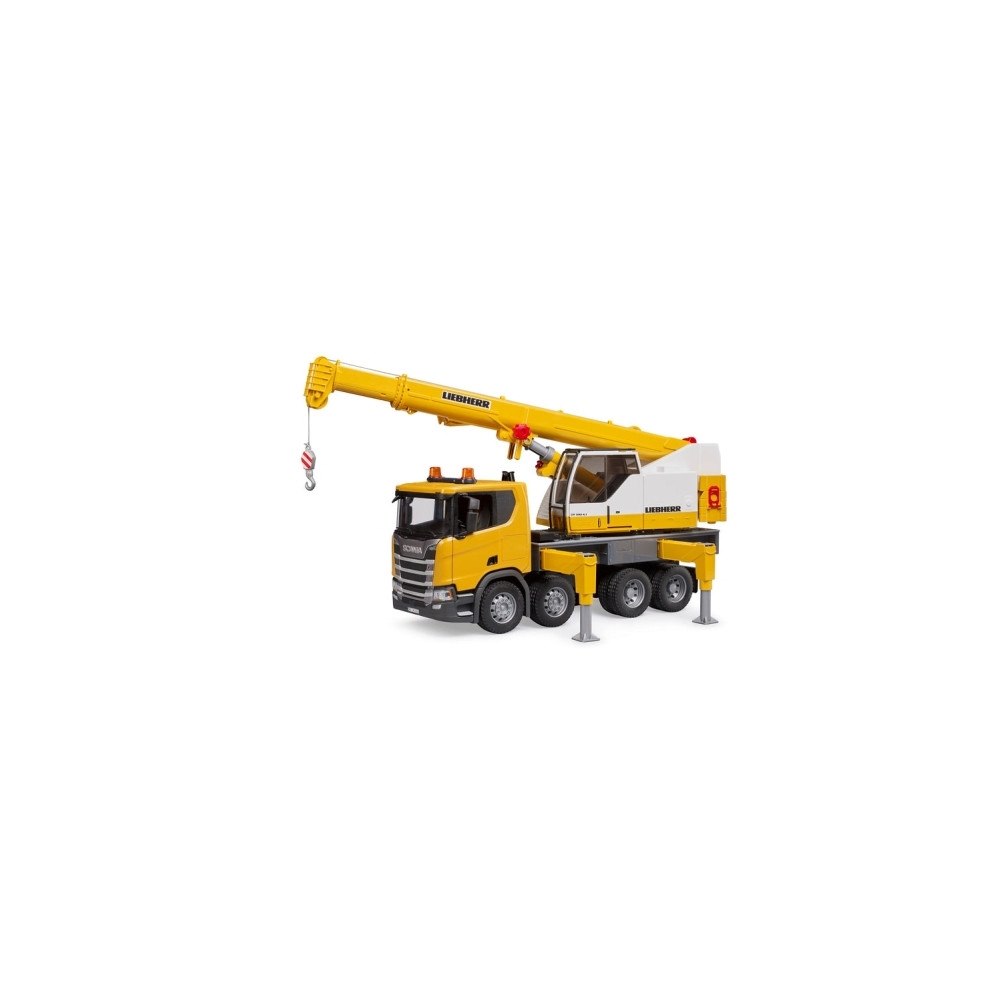 Bruder Bruder Scania Super 560R Liebherr Crane truck with Light and...
