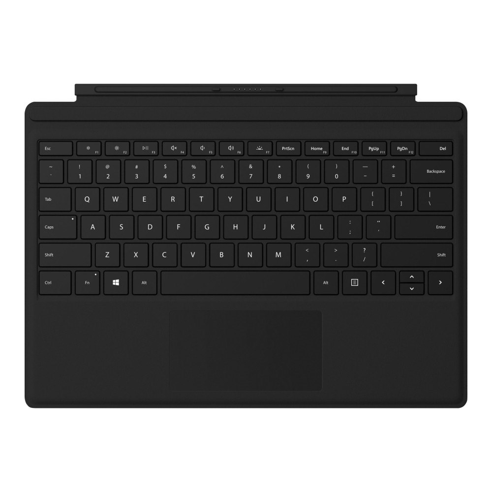 Microsoft Microsoft Surface Pro Type Cover with Fingerprint ID - tangentbord - med pekdyna, accelerometer - AZERTY - fransk - svar...