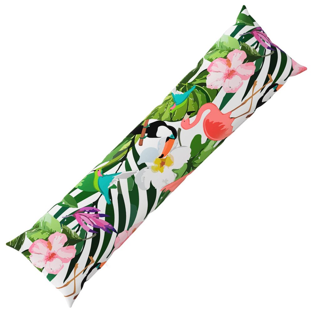 vidaXL Kuddöverdrag HEERLEN Svart 40 x 145 cm Polyester