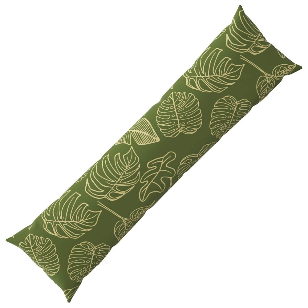 vidaXL Kuddöverdrag HEERLEN Bladdesign 40 x 145 cm Polyester