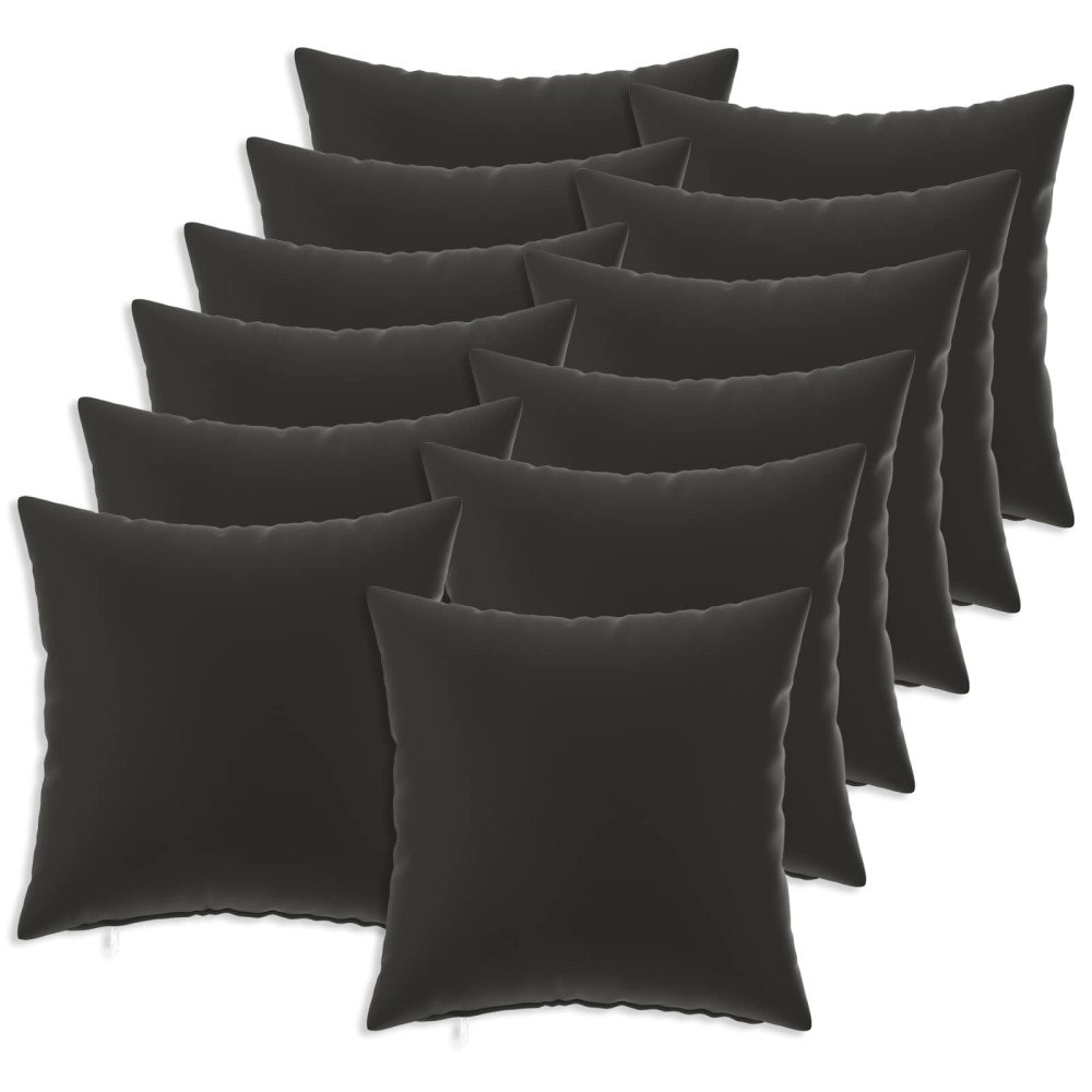 vidaXL Kuddöverdrag 12 st HEERLEN Flerfärgsdesign 50 x 50 cm