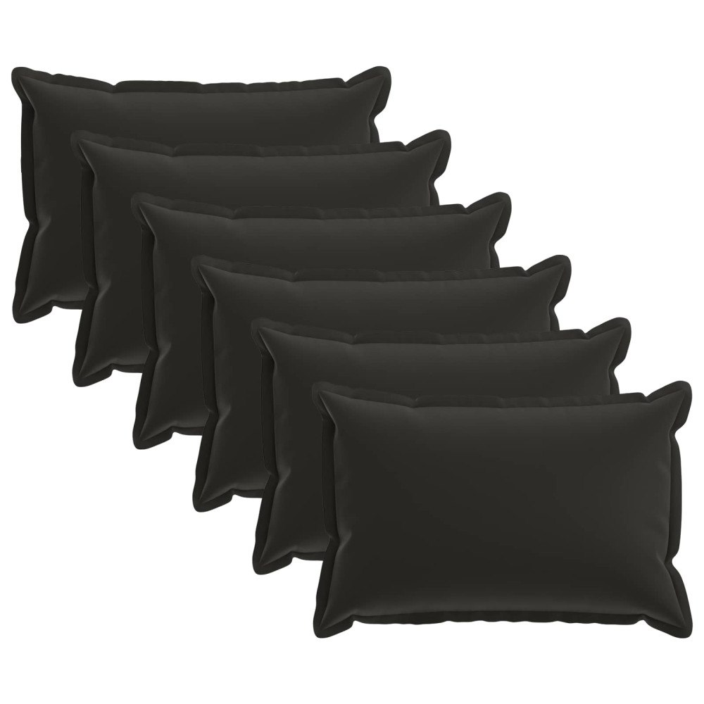 vidaXL Kuddöverdrag 6 st HOUTEN Flerfärgsdesign 30 x 50 cm Polyester