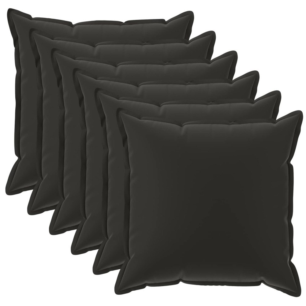 vidaXL Kuddöverdrag 6 st HOUTEN Flerfärgsdesign 40 x 40 cm Polyester