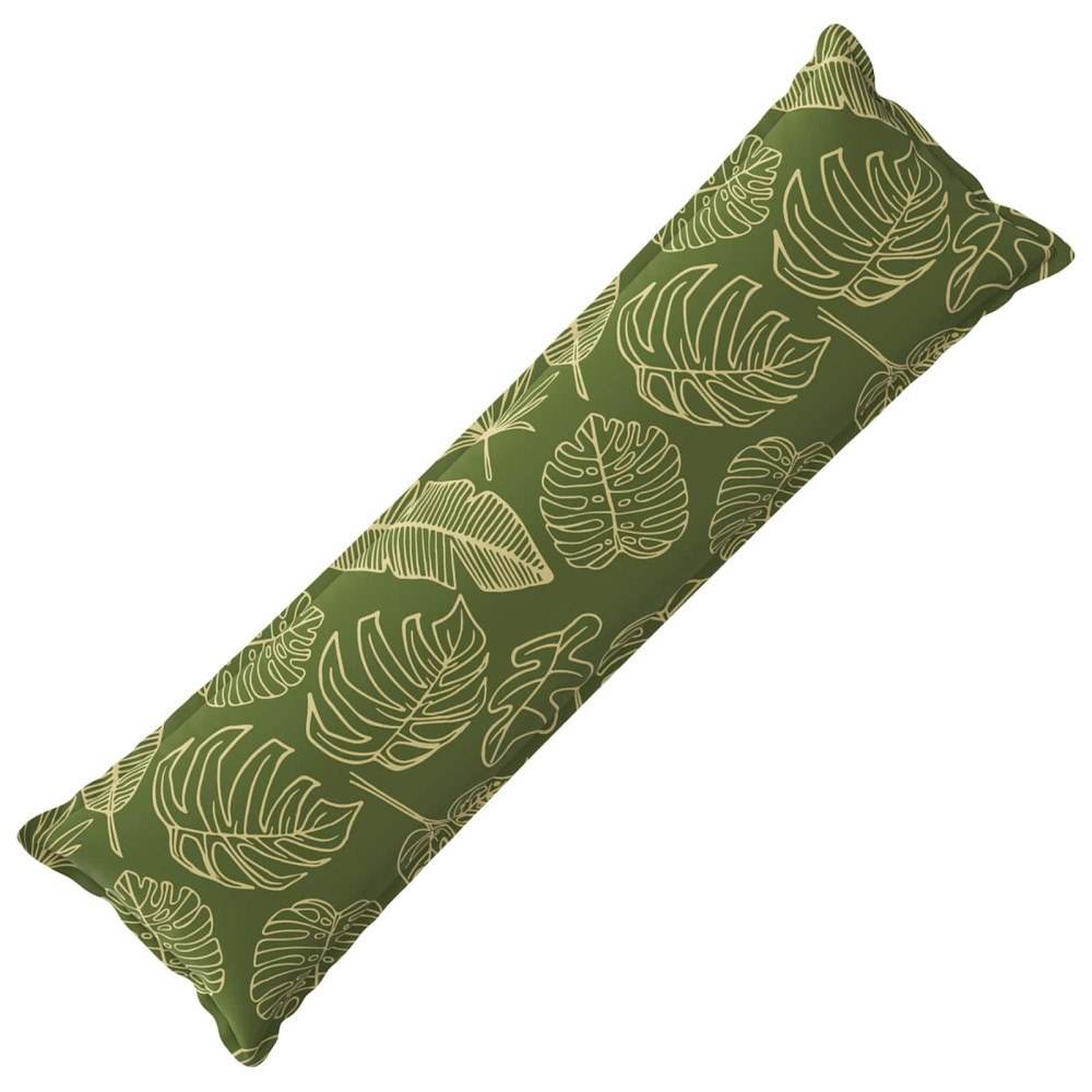 vidaXL Kuddöverdrag HOUTEN Bladdesign 40 x 145 cm Polyester
