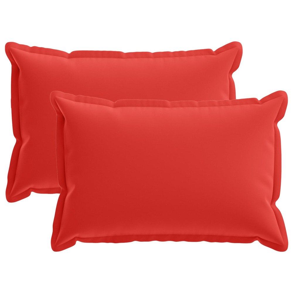 vidaXL Kuddöverdrag 2 st HOUTEN Röd 40 x 60 cm Polyester