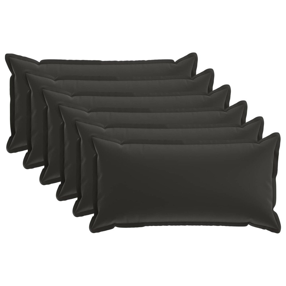 vidaXL Kuddöverdrag 6 st HOUTEN Flerfärgsdesign 40 x 80 cm Polyester