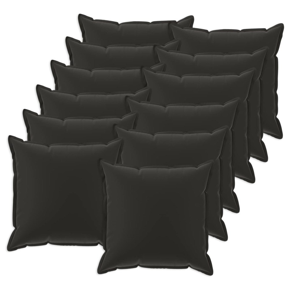 vidaXL Kuddöverdrag 12 st HOUTEN Flerfärgsdesign 50 x 50 cm Polyester