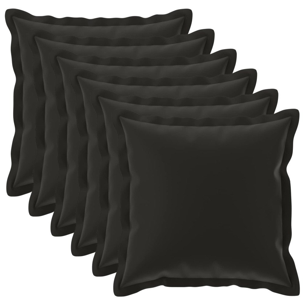 vidaXL Kuddöverdrag 6 st HOUTEN Flerfärgsdesign 55 x 55 cm Polyester