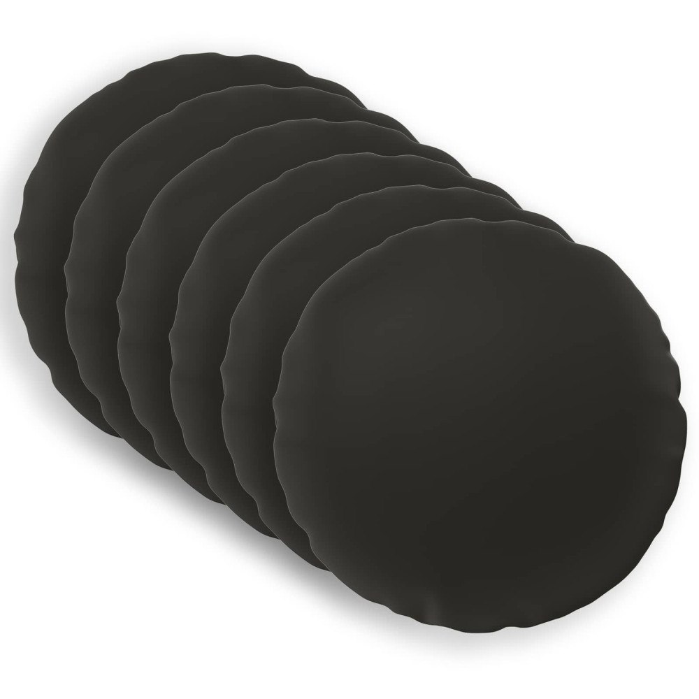 vidaXL Kuddöverdrag 6 st HEERLEN Flerfärgsdesign Ø 40 cm Polyester