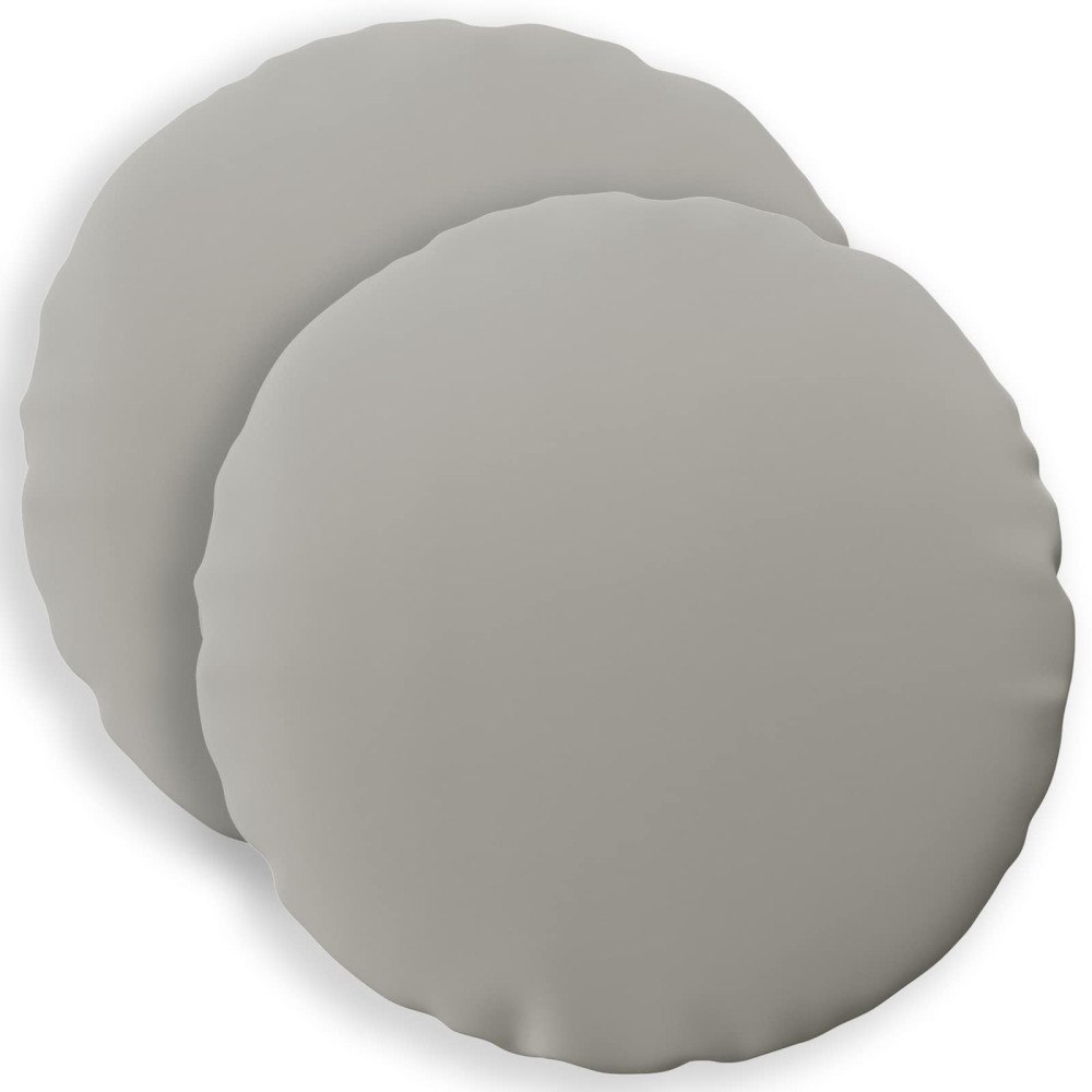 vidaXL Kuddöverdrag 2 st HEERLEN Grå Ø 50 cm Polyester