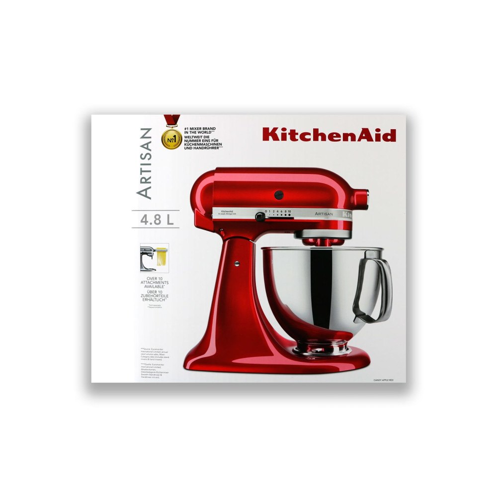 kitchen aid KitchenAid Artisan 5KSM175PSECA - köksmaskin - 300 W - kärleksäppleröd