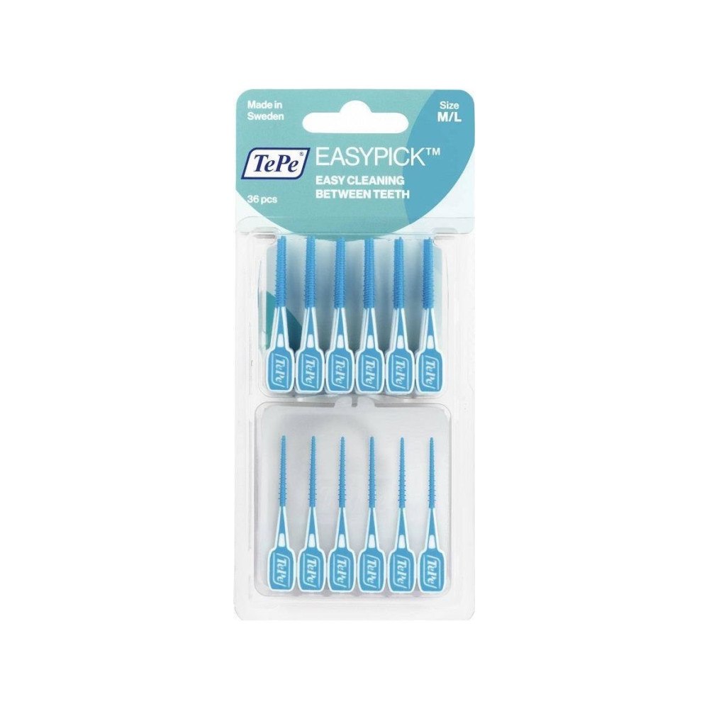 TePe TePe EasyPick interdentalborstar/tandpetare med fodral M/L B...