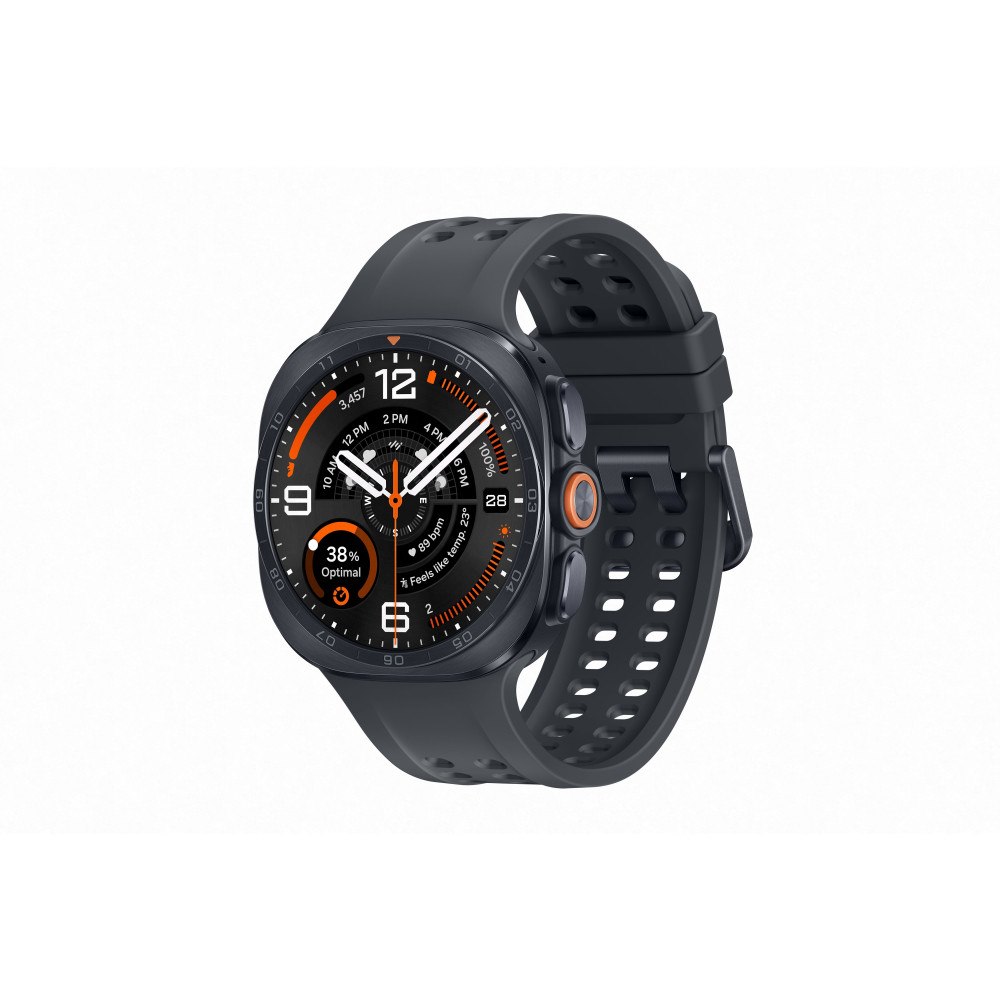 SAMSUNG Samsung Galaxy Watch Ultra2 - titangrå - smart klocka med marinband - svart - 64 GB