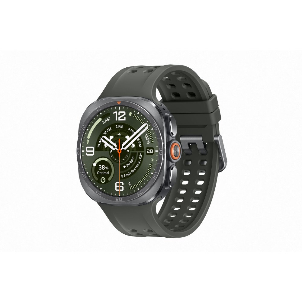 SAMSUNG Samsung Galaxy Watch Ultra2 - titanium silver - smart klocka med marinband - oliv - 64 GB