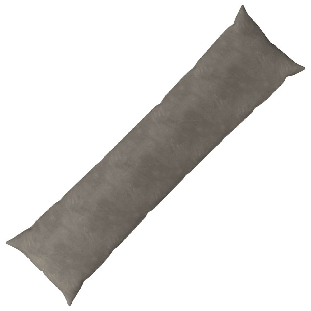 vidaXL Kuddöverdrag HEERLEN Ljusgrå 40 x 145 cm Sammet