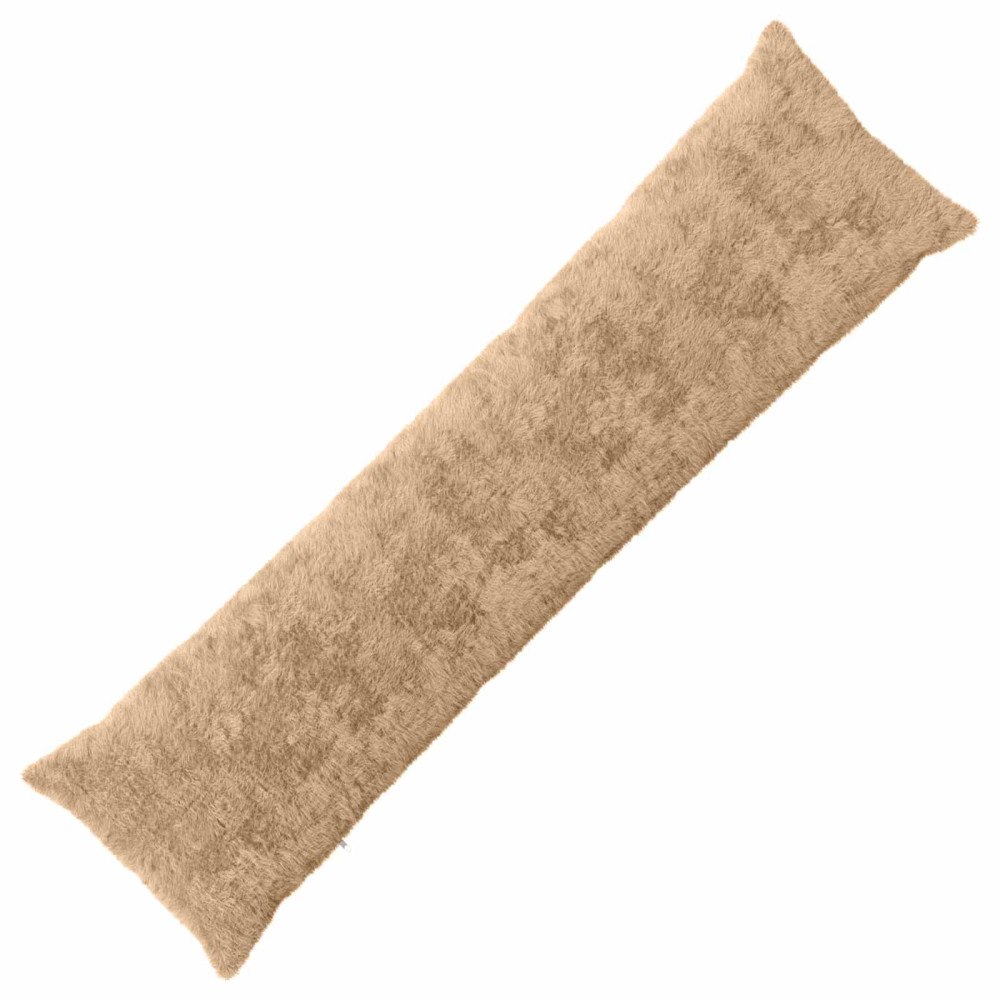 vidaXL Kuddöverdrag HEERLEN Gräddvit 40 x 145 cm Faux Kaninpäls