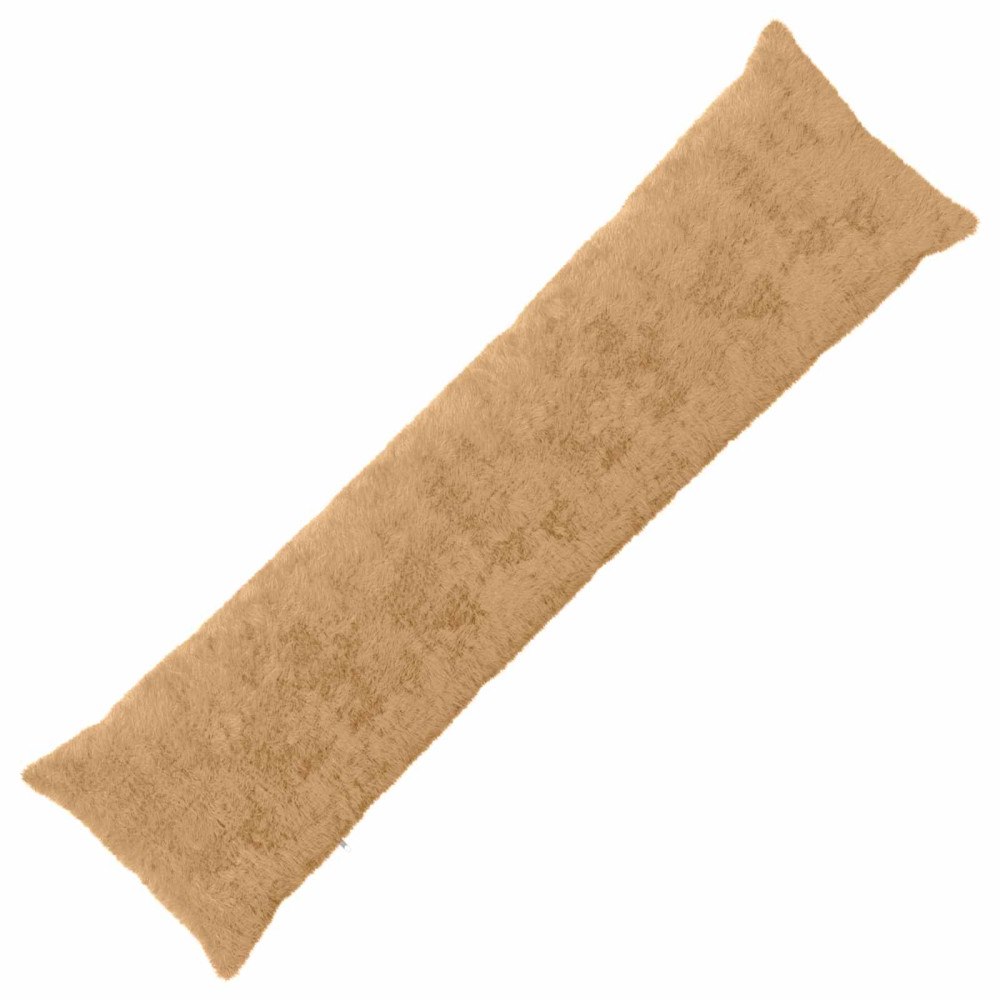vidaXL Kuddöverdrag HEERLEN Taupe 40 x 145 cm Faux Kaninpäls