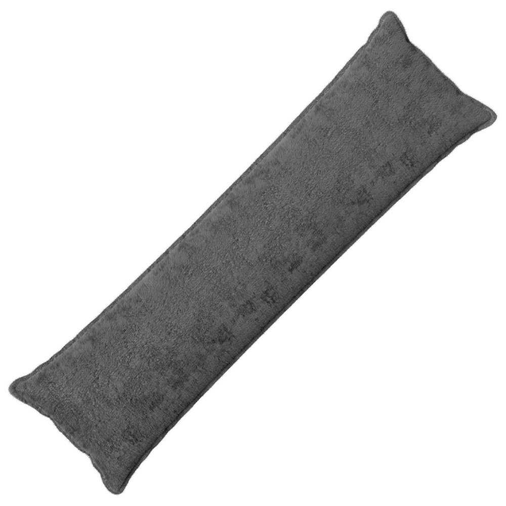 vidaXL Kuddöverdrag HOUTEN Mörkgrå 40 x 145 cm Faux Kaninpäls