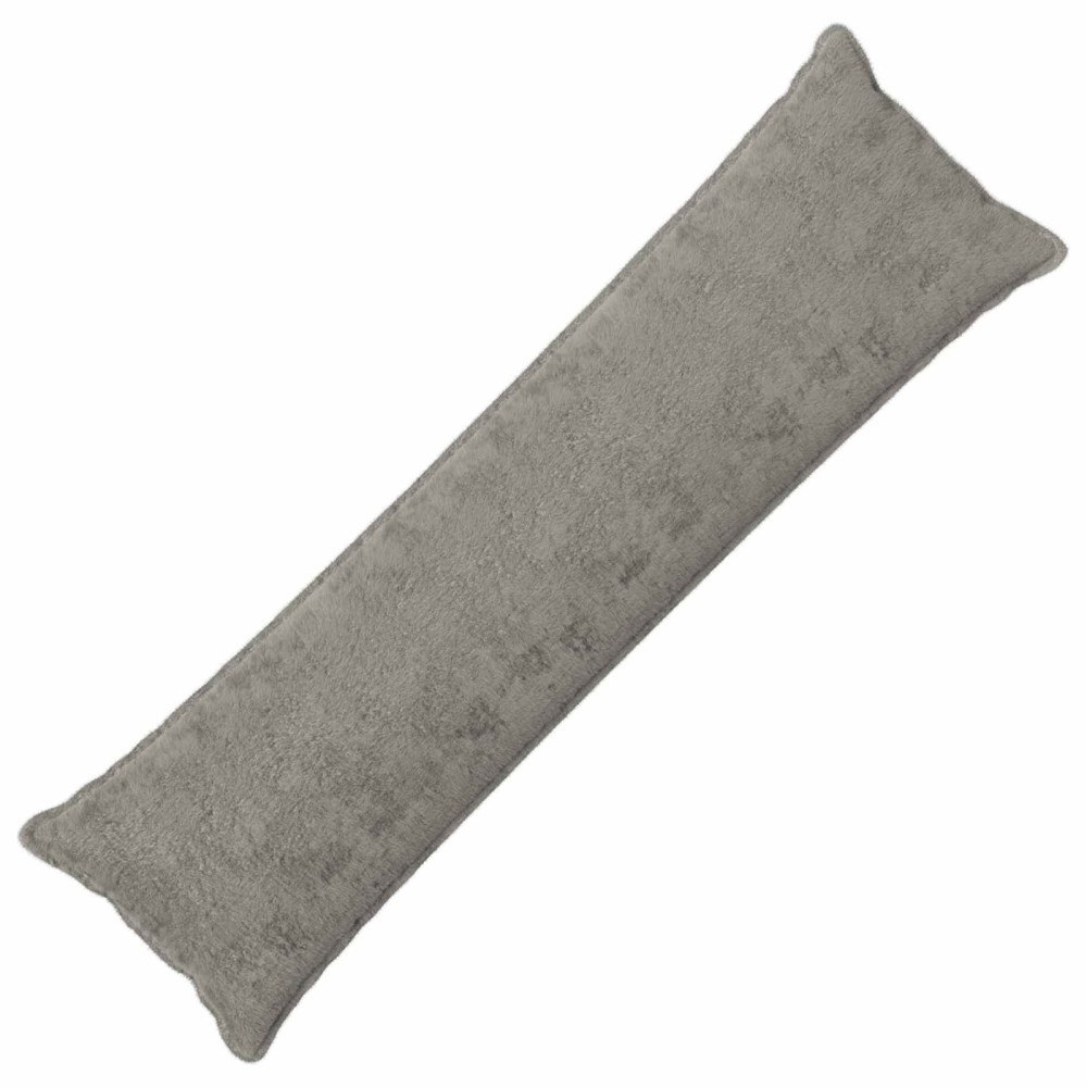 vidaXL Kuddöverdrag HOUTEN Ljusgrå 40 x 145 cm Faux Kaninpäls