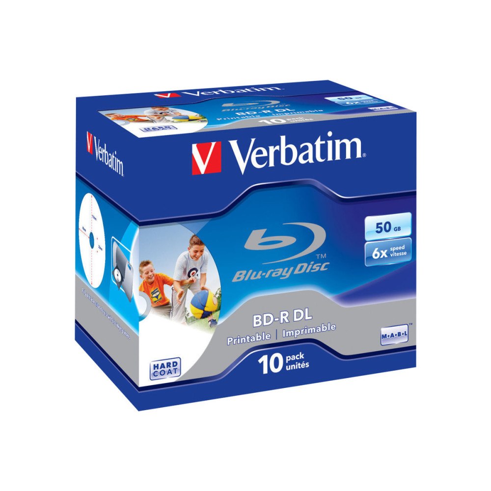 VERBATIM Verbatim - BD-R DL x 10 - 50 GB - lagringsmedier