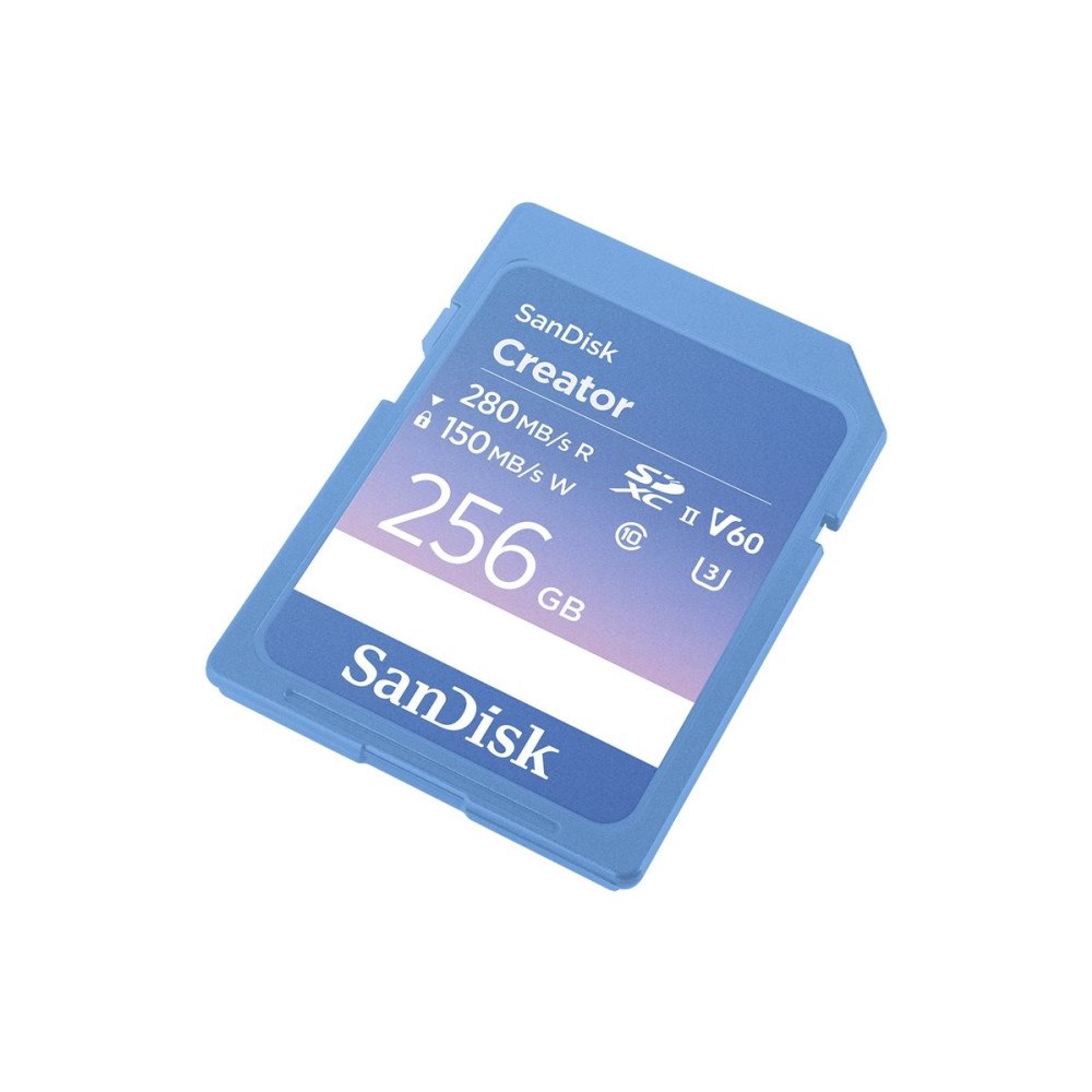 SANDISK SanDisk Creator - flash-minneskort - 256 GB - SDXC UHS-II