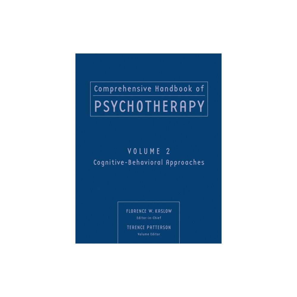 John Wiley & Sons Inc Comprehensive Handbook of Psychotherapy – Cognitive, Behavioral Approaches V 2 (häftad, eng)