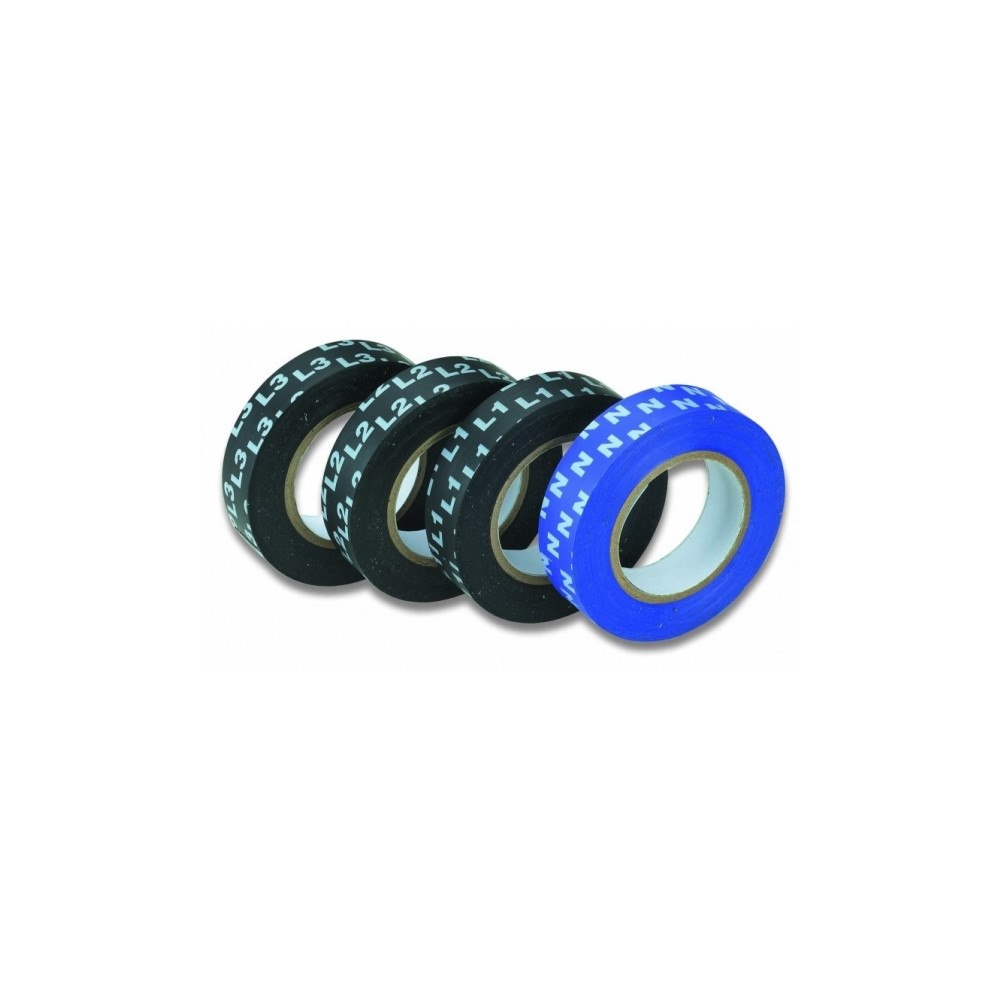 CIMCO CIMCO PVC-tejp med 'N' blå, 15 mm x 10 m temperaturområde -1...
