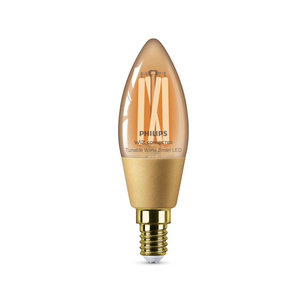 Philips Philips Smart LED Filament-lampa C35, E14-sockel, 370 lm, Sm...