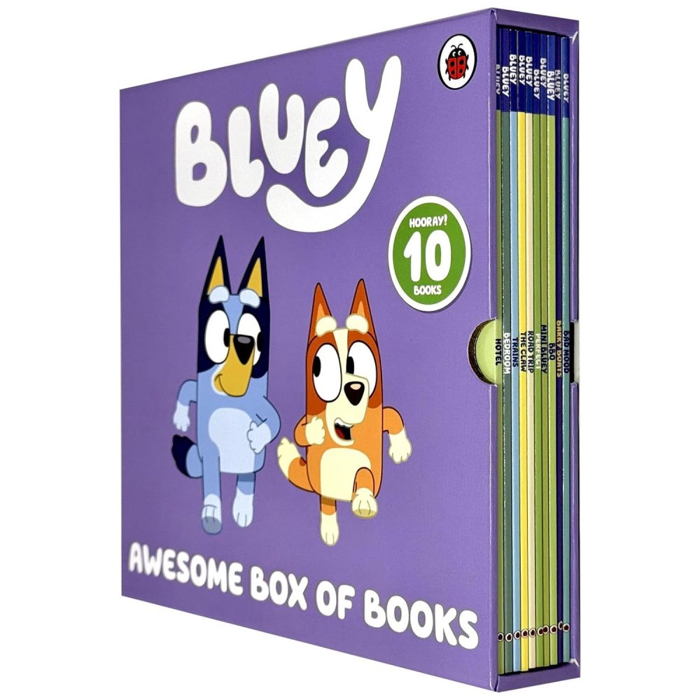 Bluey Bluey: Awesome Box of Books 10 Books Box Set (pocket, eng)