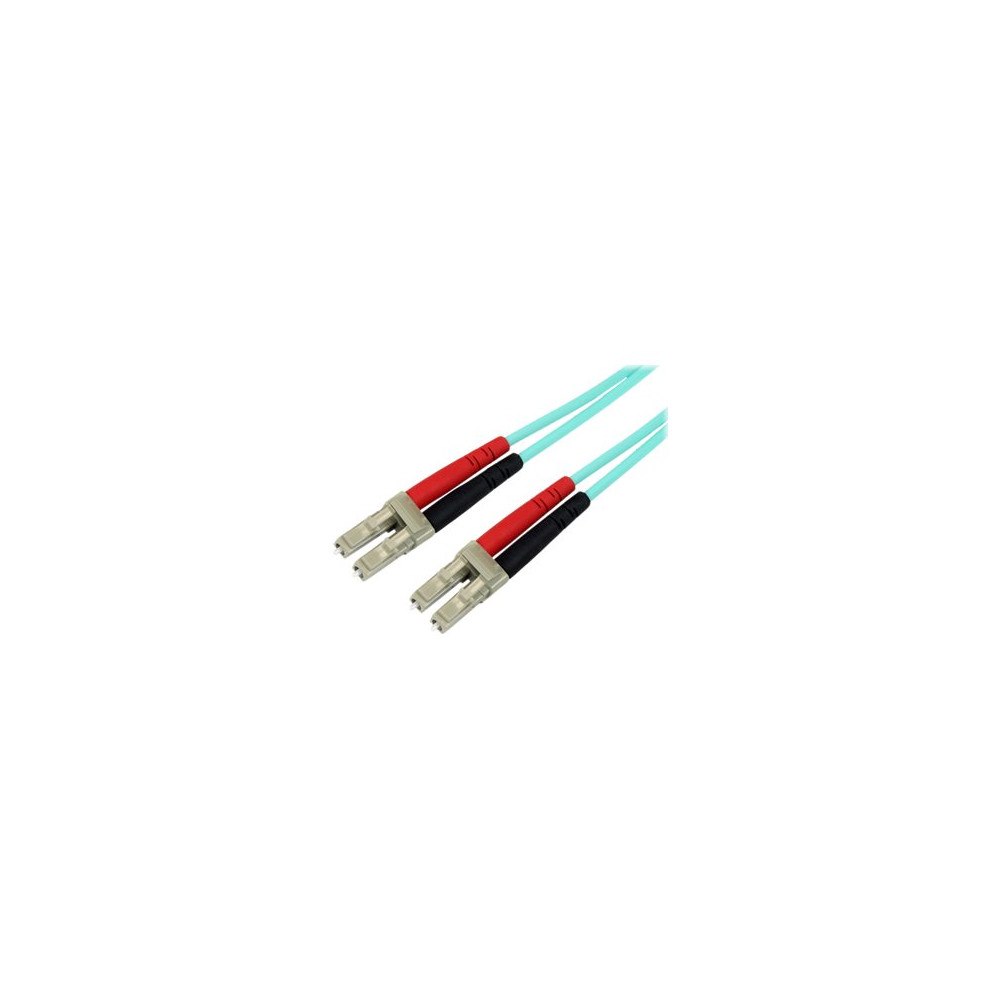 StarTech.com StarTech.com 2m Fiber Optic Cable - 10 Gb Aqua - Multimode Duplex 50/125 - LSZH - LC/LC - OM3 - LC to LC Fiber Patch Cab...
