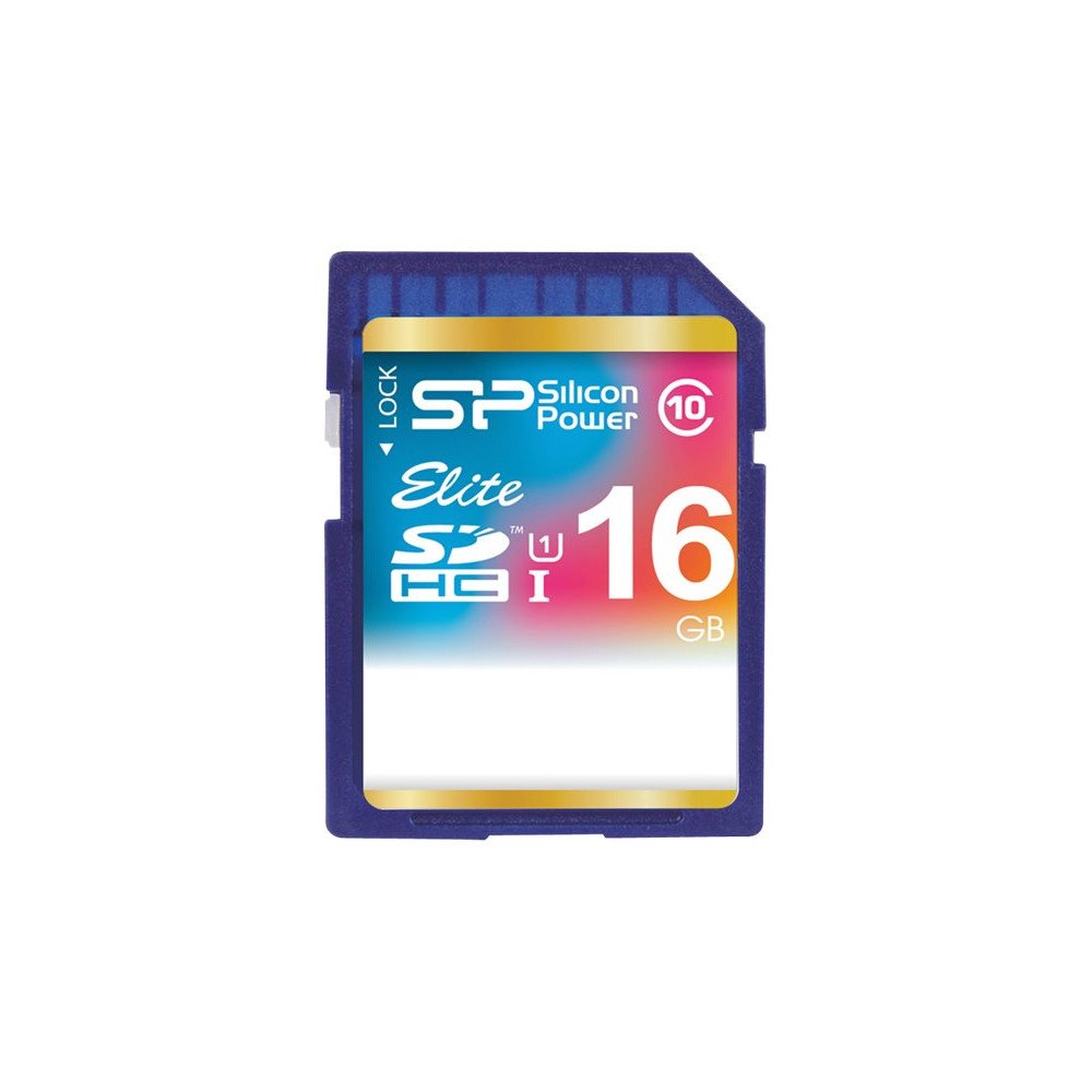 Silicon Power SILICON POWER Elite - flash-minneskort - 16 GB - SDHC UHS-I