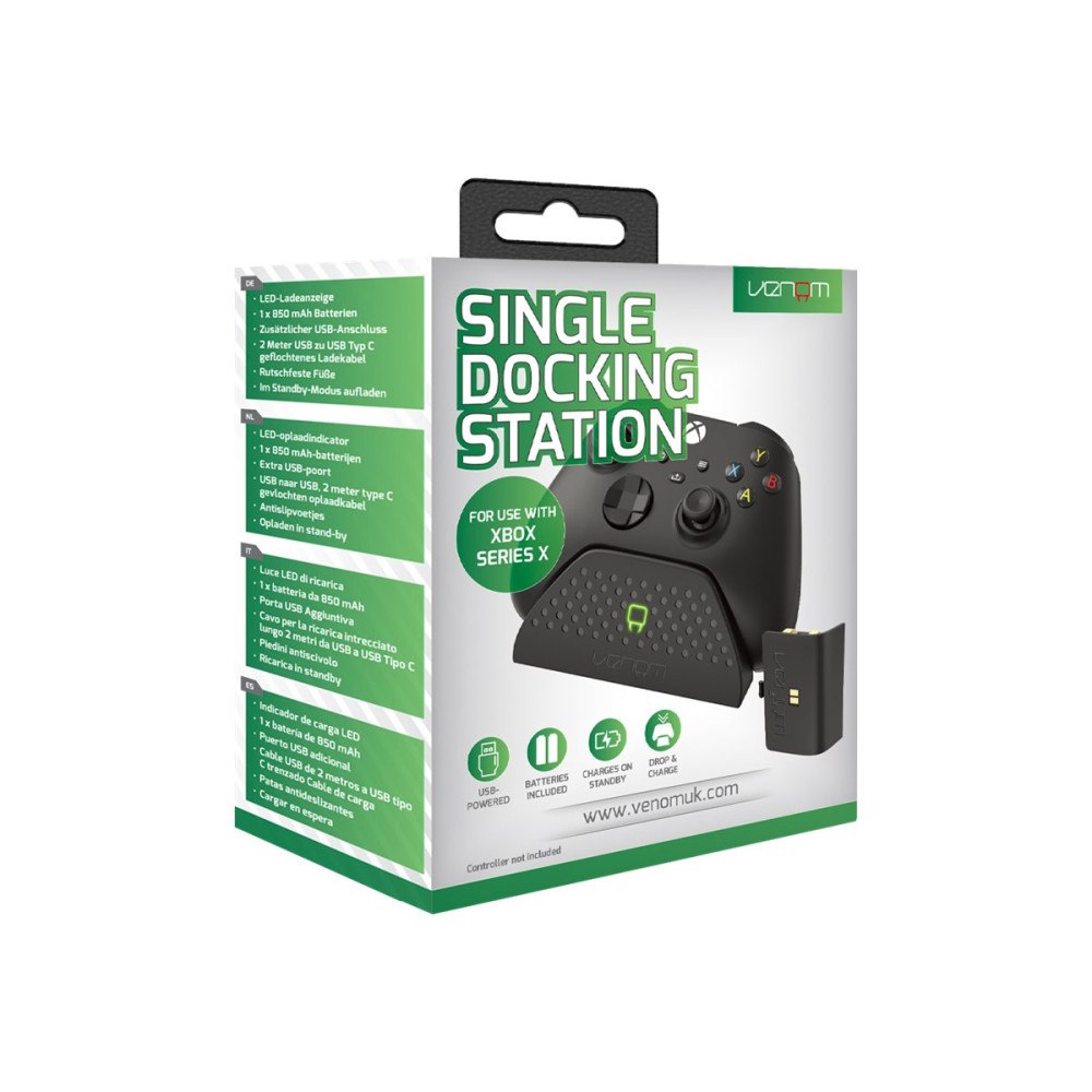 VENOM Venom laddningsstation - med batteri - NiMH - 2 pin controller connector, USB