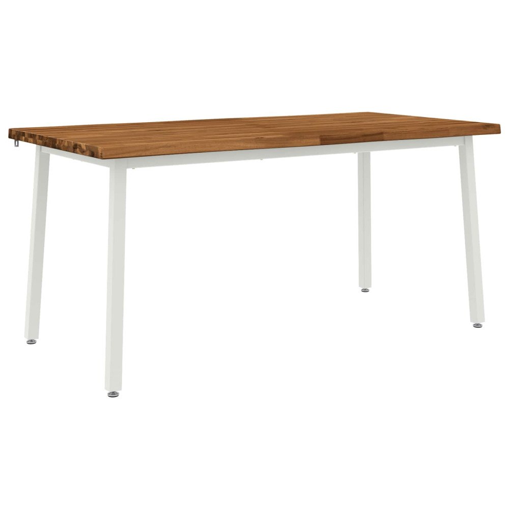 vidaXL Live Edge Matbord 160 x 80 x 75 cm Massivt Akaciaträ Naturlig