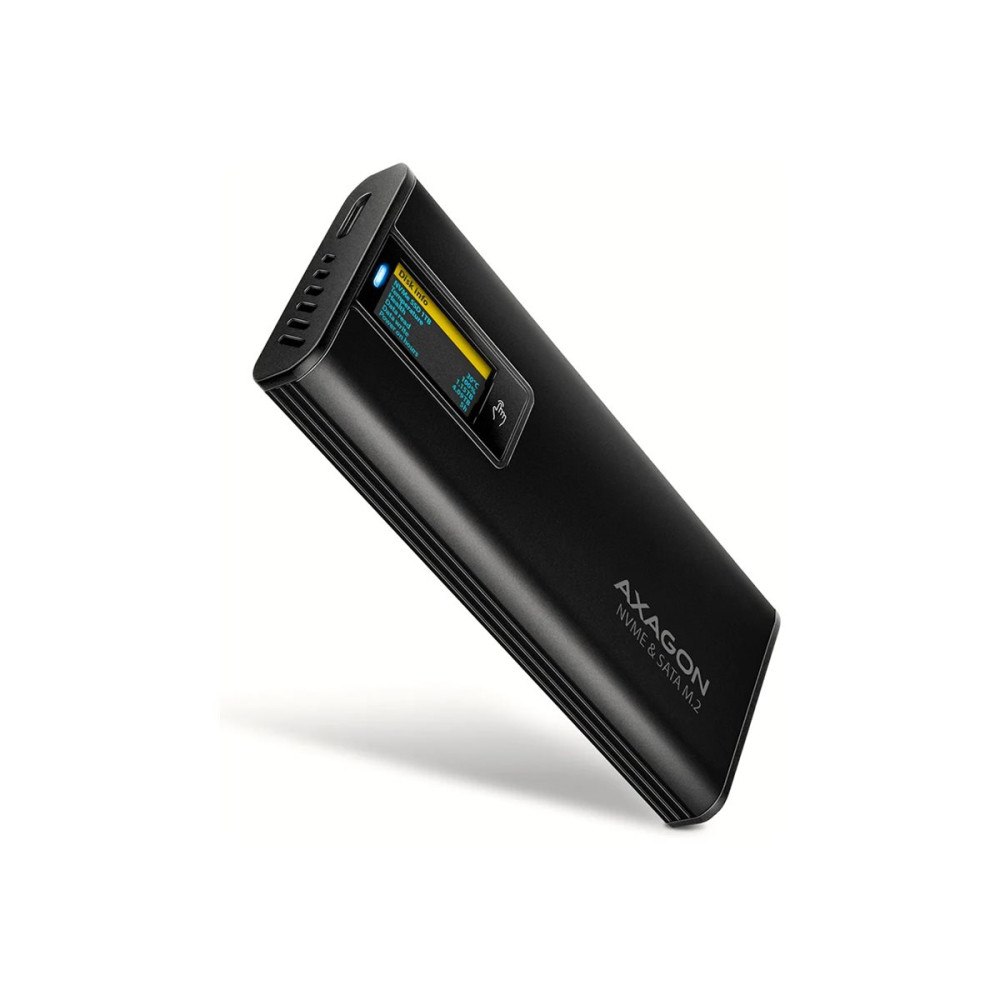AXAGON AXAGON - förvaringslåda - M.2 NVMe Card / PCIe (NVMe) - USB-C 3.2 (Gen 2)