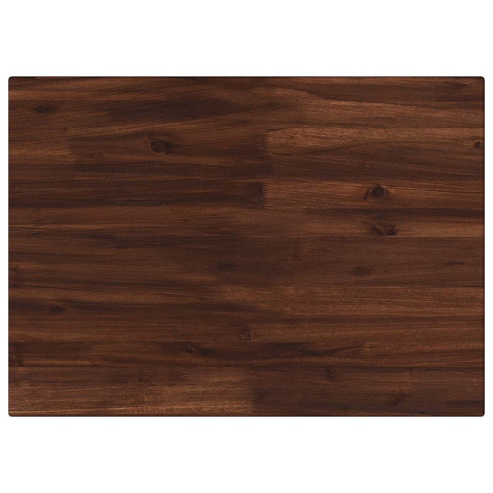 vidaXL Rektangulärt Bordsskiva 80 x 40 x 3,5 cm Rektangulär Mörkbrun