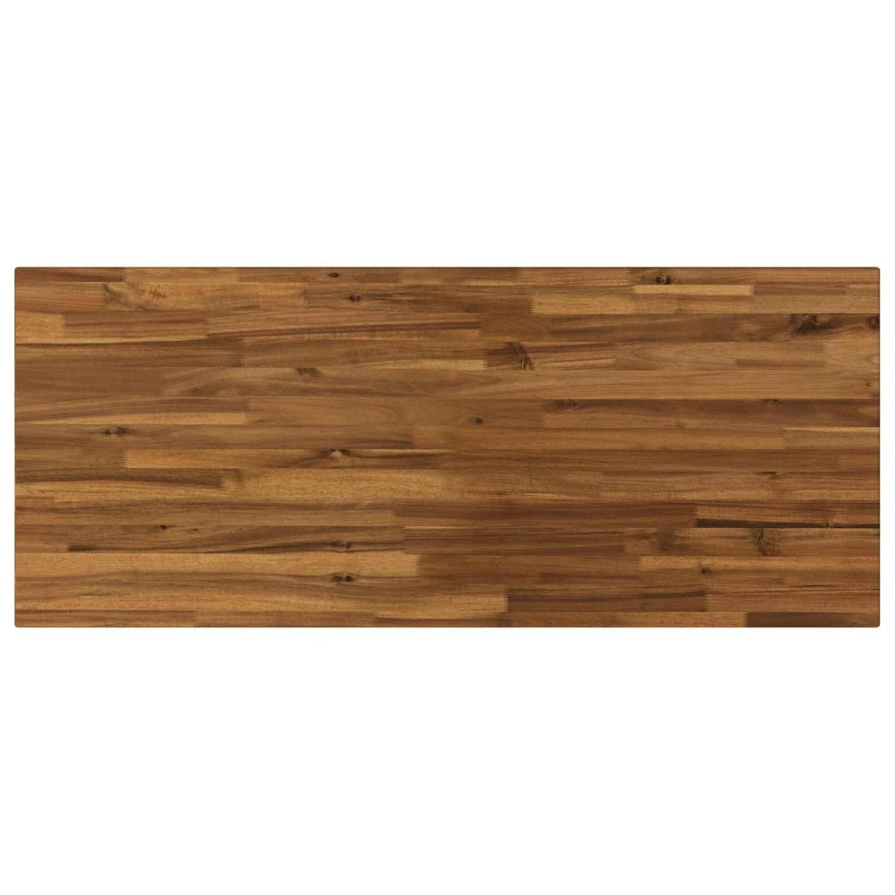 vidaXL Rektangulärt Bordsskiva 90 x 50 x 3,5 cm Rektangulär Naturlig