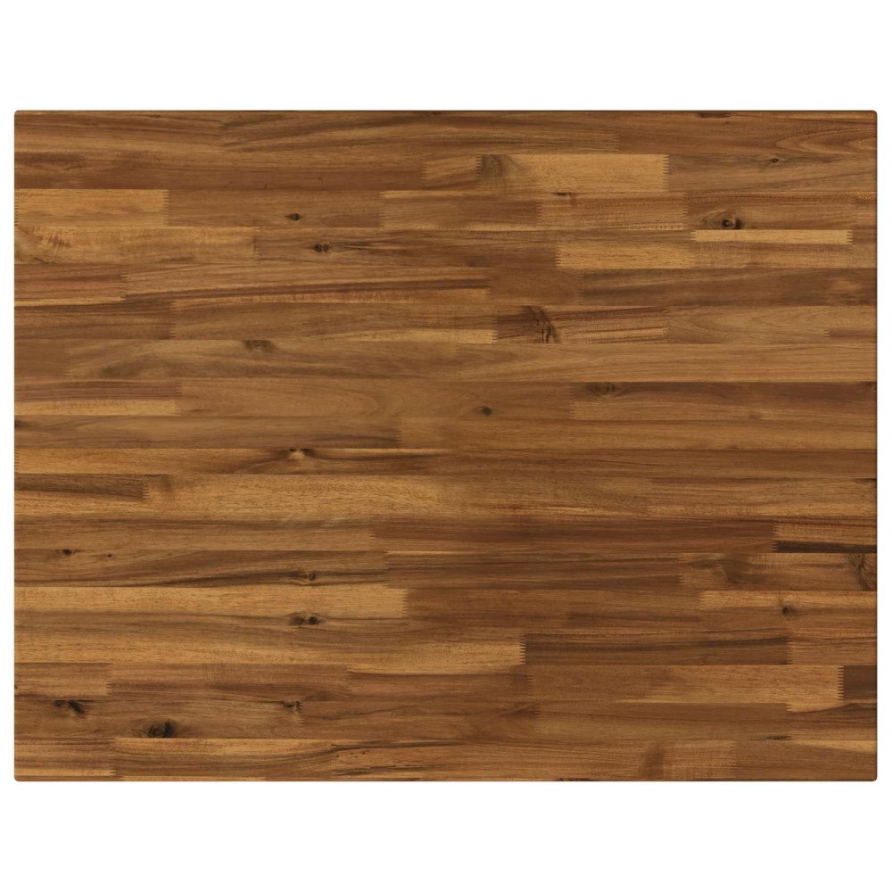 vidaXL Rektangulärt Bordsskiva 90 x 50 x 3,5 cm Rektangulär Naturlig