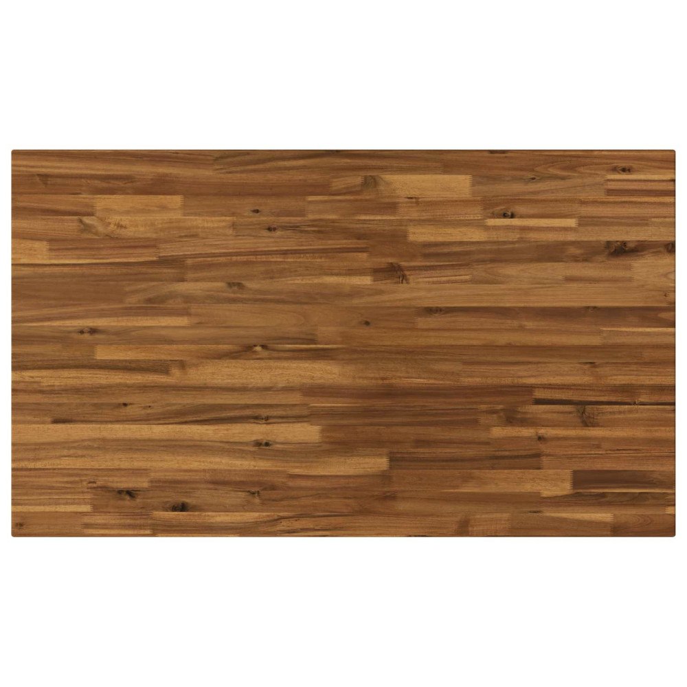 vidaXL Rektangulärt Bordsskiva 90 x 50 x 3,5 cm Rektangulär Naturlig